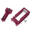 Door Hinge and Latch Installation Kit Plastic Red Accurate Door Hinge Mortiser Template for 1 38in