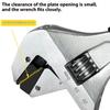 Multifunctional Adjustable Wrench Tool Multipurpose Pipe Wrench Wrench Suitable for Car Maintenance Household Tool