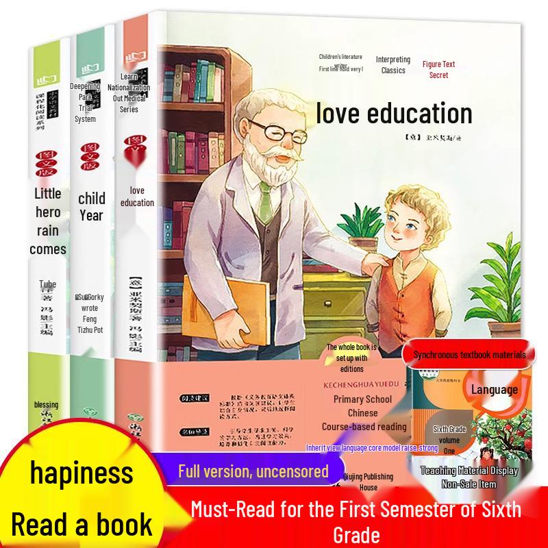 Happy Reading: The Heart of a Boy & Little Heroes of Childhood - 3 Vol. Classic Set by Yu Lai SK00545