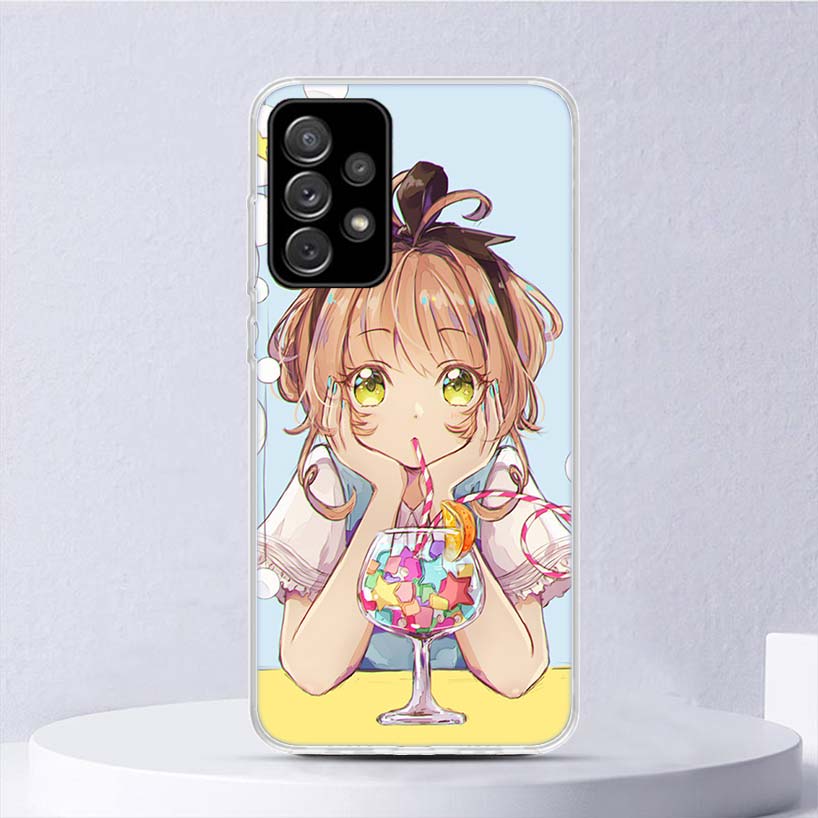 CardCaptor Sakura Anime Soft Case For Samsung Galaxy A17 A16 A26 A36 A56 A15 A14 A13 A55 A54 A53 Phone Cover A25 A35 A24 A34 A23