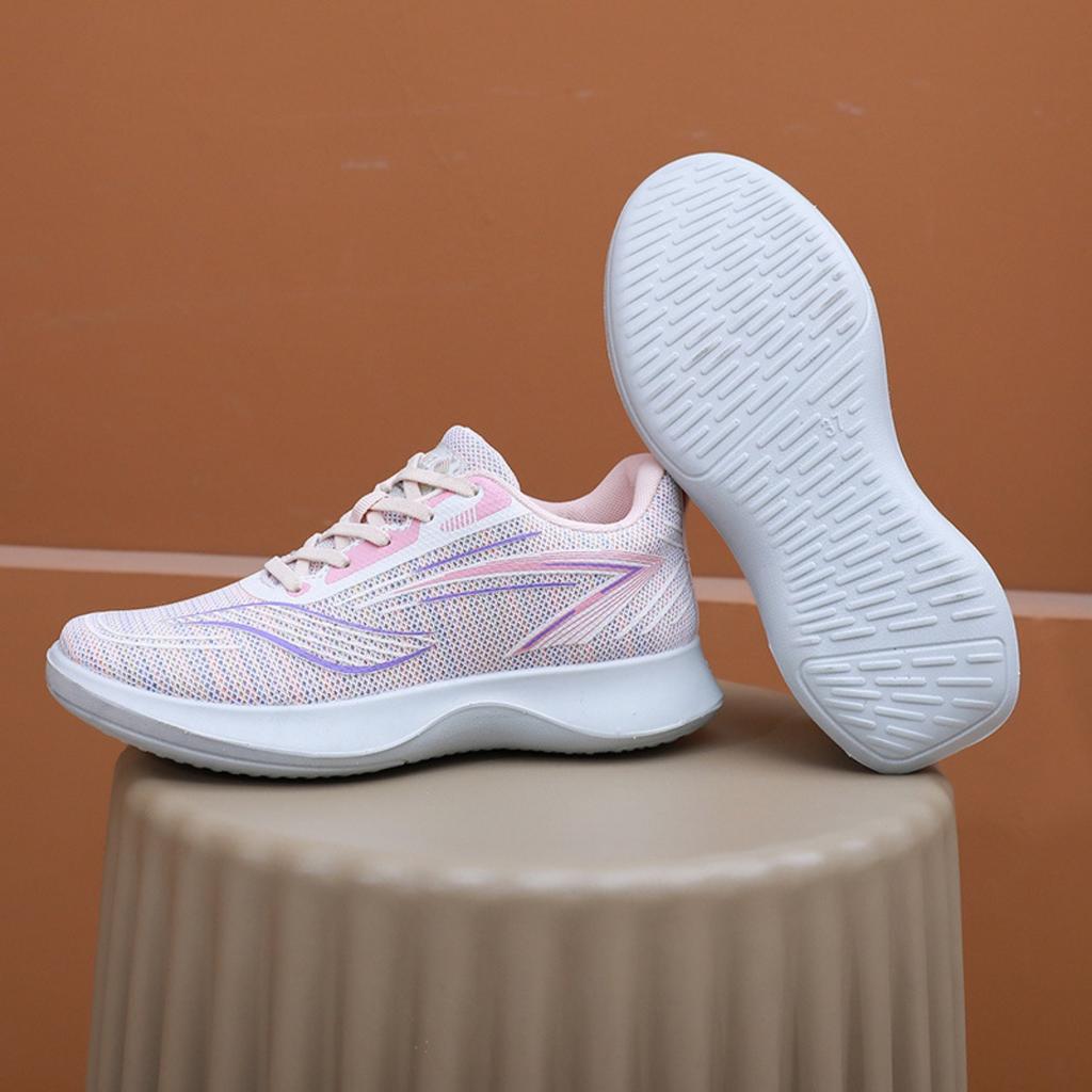 2025 New Fashion Casual Shoes Comfortable Women Breathable Antiskid Sneakers Men Mesh Flat Shoes