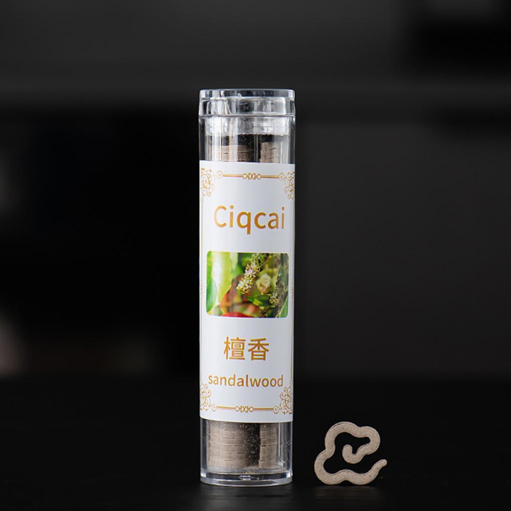 Räucherspiralen, Natürliches Sandelholz, Agarholz, Langanhaltender Innenraum-Osmanthus, Chinesische- Aromatherapie