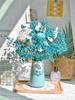 Eternal Rose & Baby's Breath Dried Flower Bouquet - Natural Living Room Display Ornament