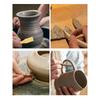Bamboo Ceramic Clay Sculpting Tools: Multi-Piece Double-Headed Set for Kids