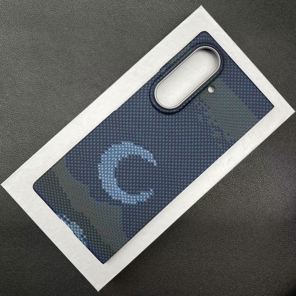 For Samsung Galaxy Z Fold8 Ultra Fold 8 Ultra Kevlar Case Dual Axial Protective Magnetic Carbon Fiber Anti-Drop Shockproof Cover