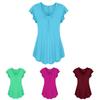 Casual Womens Summer Dress With Pleated Skirt And Ruffle Sleeves For Spring Fashion