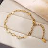 European and American Simple Style Stainless Steel Bracelet, High-end Women Do Not Fade, Jewelry Commuter Geometry