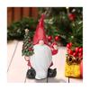 Gnome Holding Christmas Tree Ornaments Garden Microlandscape Decor Resin Crafts Santa Claus Statue Christmas Home Decoration