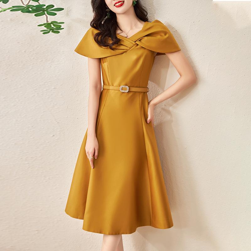 

Роскошное красное вечернее платье богини: Элегантное женское платье для хозяйки и вечеринки с пышной юбкой XXL золотой