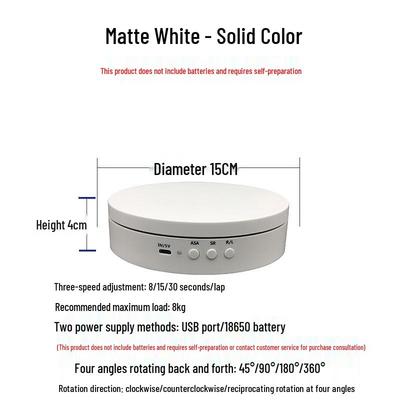 Rotating Electric Display Stand with 360-Degree Adjustable Angles and Triple Speed 
