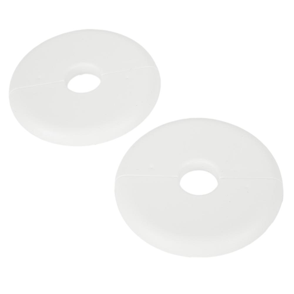 Декоративные накладки на трубы радиатора 2 штуки Соединения Легко установить белый