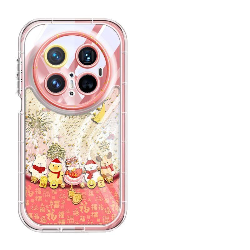 Applicable To Huawei Mate70 Mobile Phone Case Spring Festival Chinese New Year Mate60pro Silicone Soft Case Mt50 Year of the Snake Mt70pro