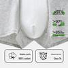 SecretWorld Men's Class A Antibacterial Cotton Boxer Briefs