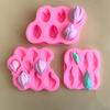 Tulip Flower Silicone Mold Fondant Cake Decorating Tool Baking Tool Handmade Mold Sugarcraft Chocolate Candy Gumpaste Mold