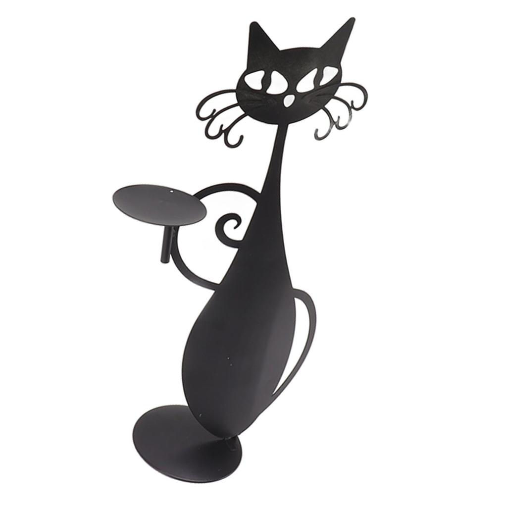 Home Decor Candlestick Durable Cat Candle Holder Decorative Candlestick Holder for Home Decor