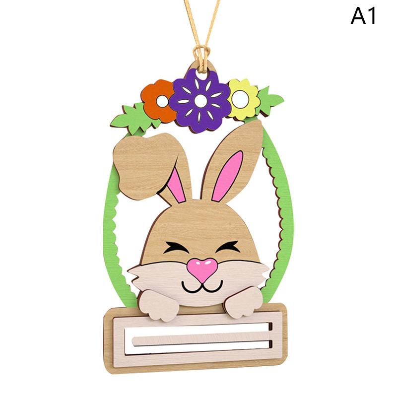 

Easter Money Holder Cards Animal Money Holder For Cash Festive Basket Stuffers Gifts Wood Pendant Easter Decor A1
