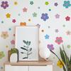 Colorful Flower Wall Stickers for Children's Bedroom, Bedside, Wardrobe, and Kindergarten Classroom