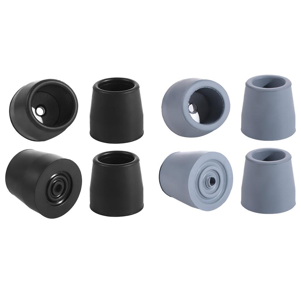 4 pcs Non-slip Slope Rubber Tip Rubber Chairs Table Leg Crutch Sleeve Furniture Slider Bathroom