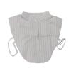Women's Detachable False Collar Insert Elegant Striped Lapel Faux Half Shirt Blouse Collar Top for Sweater and Dresses