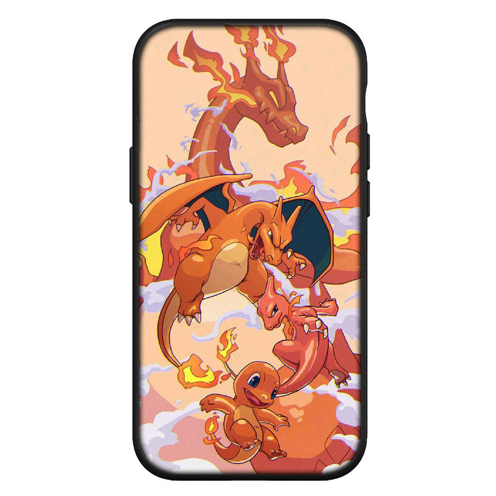 Cover for iPhone 17 16 15 Xiaomi Poco Redmi Note 14 13 12 11 Pro Max X 9 16e Samsung Galaxy S25 S24 S23 OPPO Huawei Cartoon Charmander Phone Case