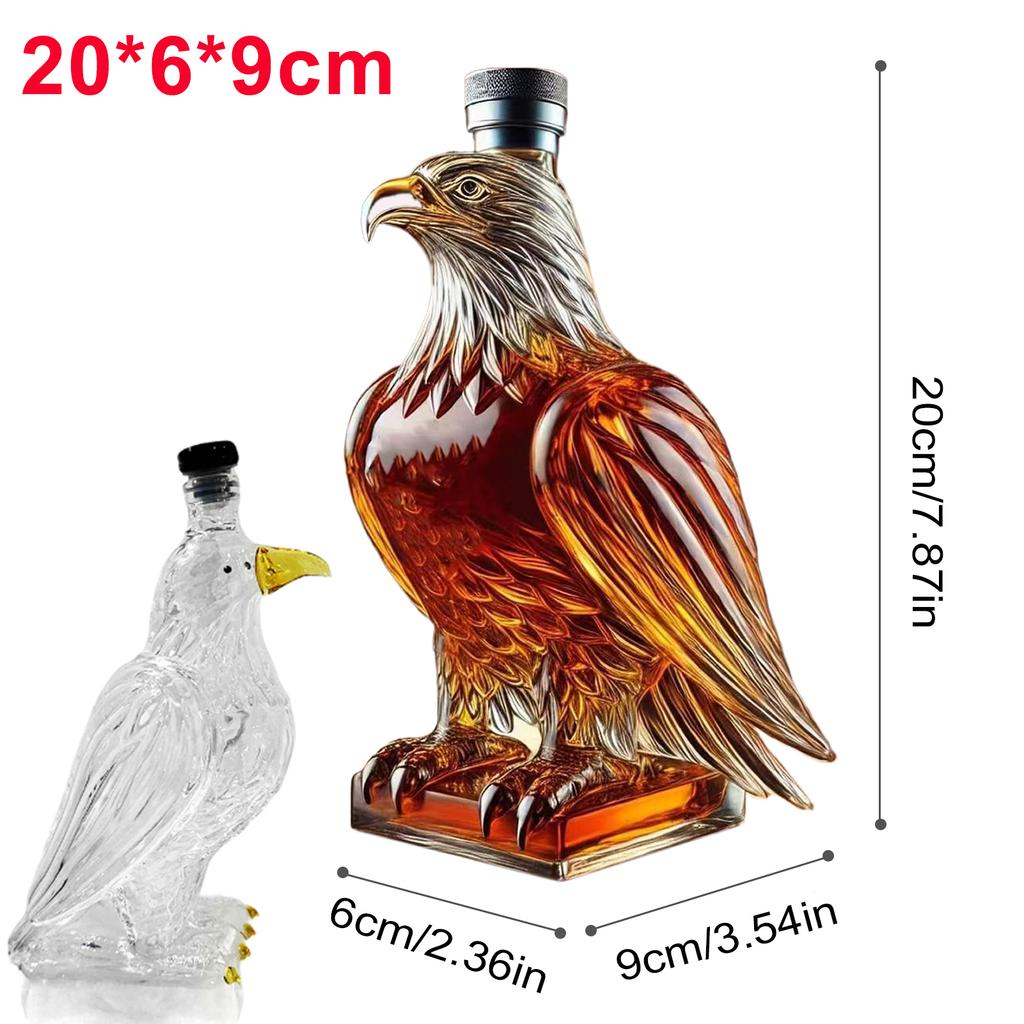 Dog  Liquor Decanter Dad Husband Glass Whiskey Decanter Bottle Exquisite Bulldog Liquor Bottle Fun Home Decoration for Holidays
