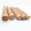 1PC Wooden Texture Rolling Pin Ceramic Pottery Art Embossed Rod Flower Pattern Mud Roll Roll Reliefs Clay Tools Stone DIY Baking