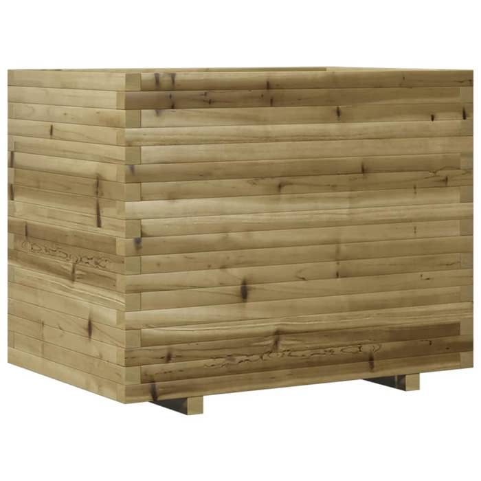 VidaXL Planter 90x60x72.5 Cm Impregnated Pine Wood, Outdoor Planter, Flower Box, Tomato Planter, Planter of 3282608