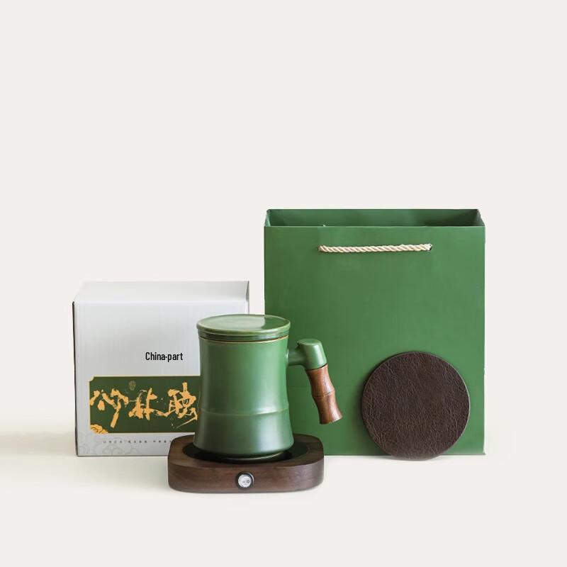 Full Garden Ceramic Tea Infuser Office Mug