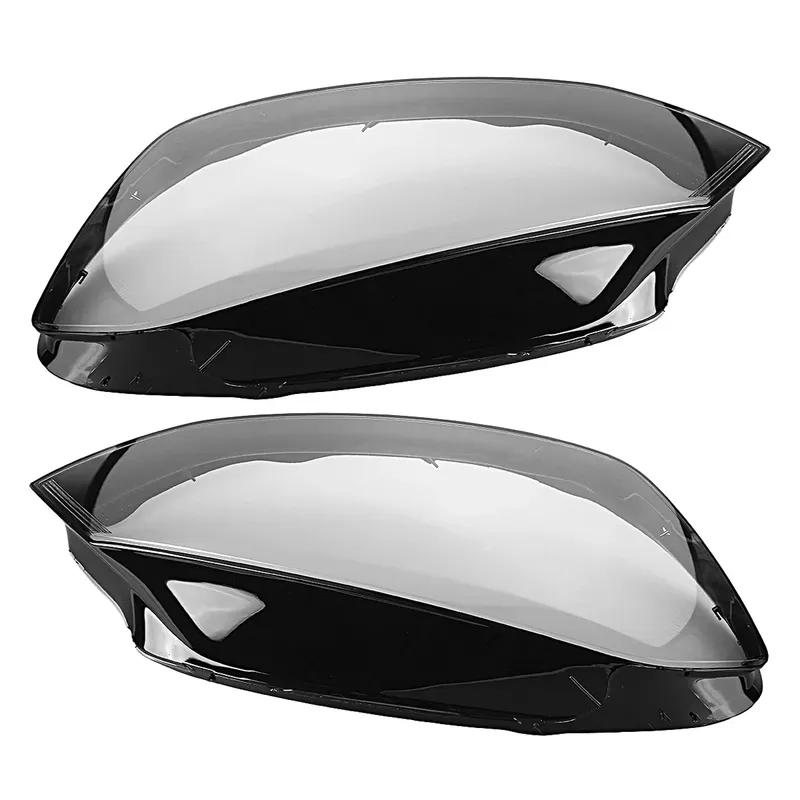 Pair Front Headlight Lens Cover For VW Golf 7 MK7 GTI 2014 2015 2016 2017 Clear Car Headlamp Cover Shell Transparent Lampshade