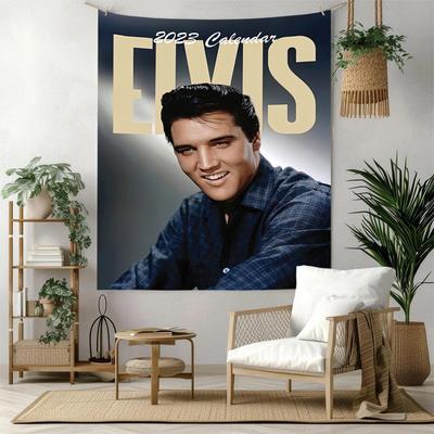 Elvis Nástěnná dekorace Gobelínové umění Pro památku mazlíčka Narozeniny Svatba Party Pozadí Rodinný dárek