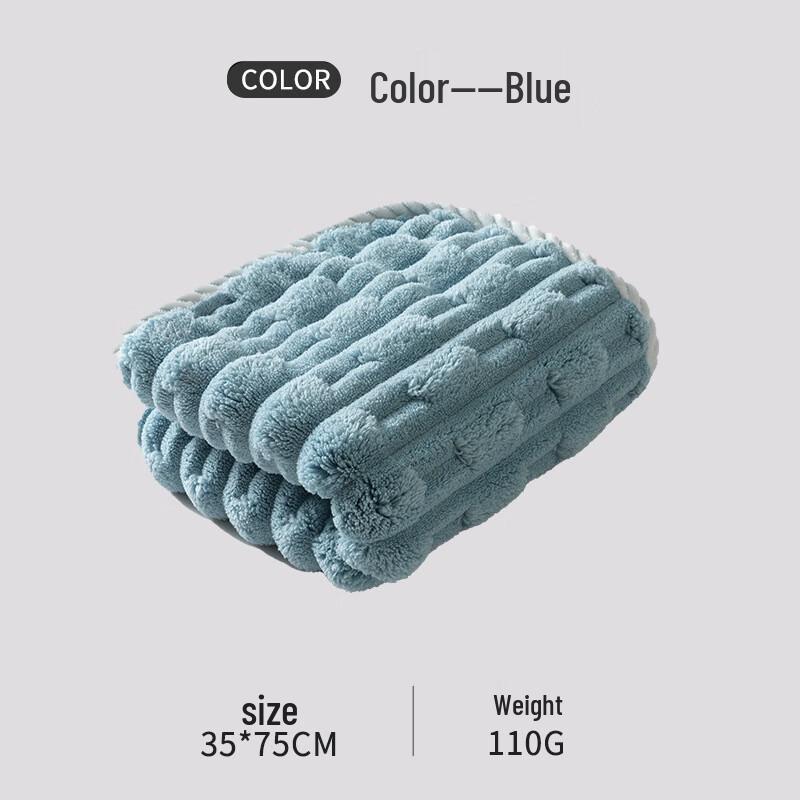 Alliance Bamboo Coral Fleece Hair Drying Towel