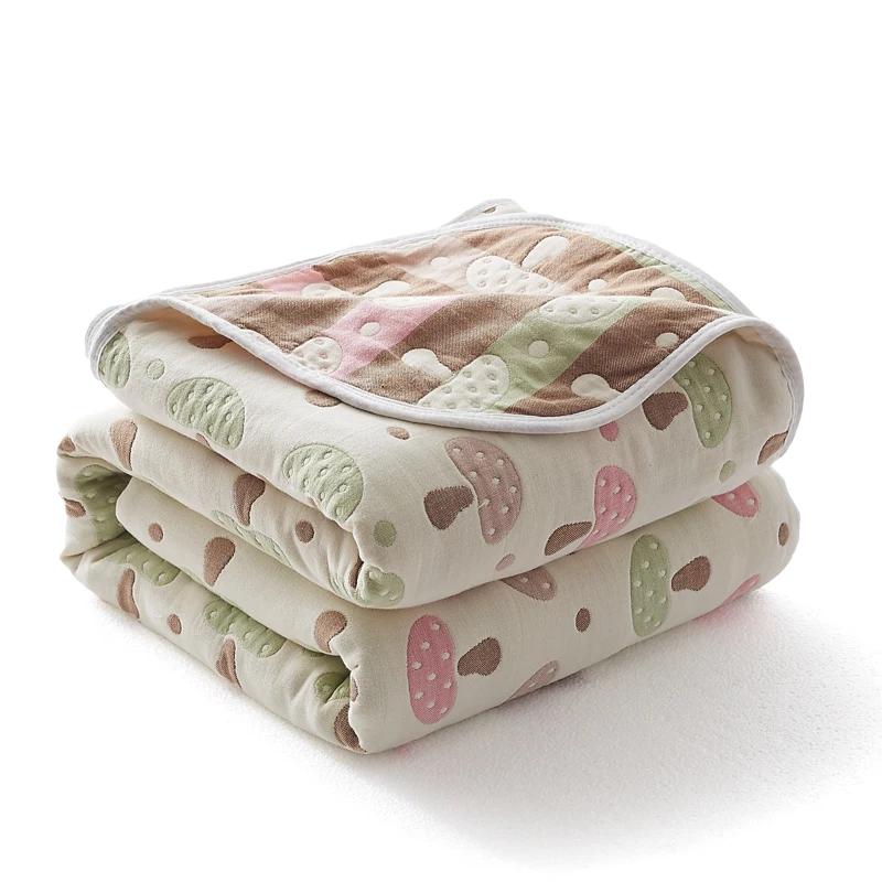 New Cotton Six-layer Yarn Xia Liang Quilt Pure Cotton Towel Quilt Empty Blanket Nap Blanket Gauze Blanket