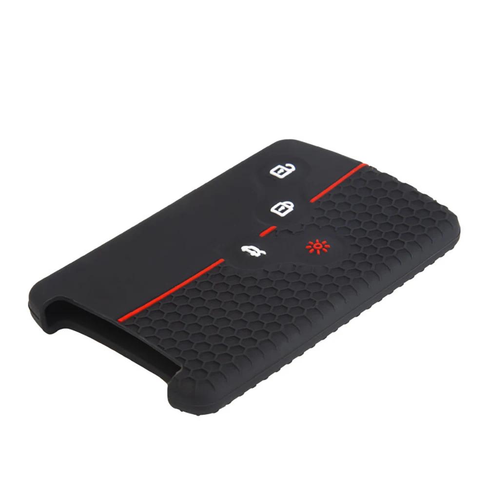 4 Buttons Silicone Car Key Case Cover For Renault Duster Captur Clio Logan Megane 1 2 3 Koleos Scenic Nema Fluence Zoe Accessory