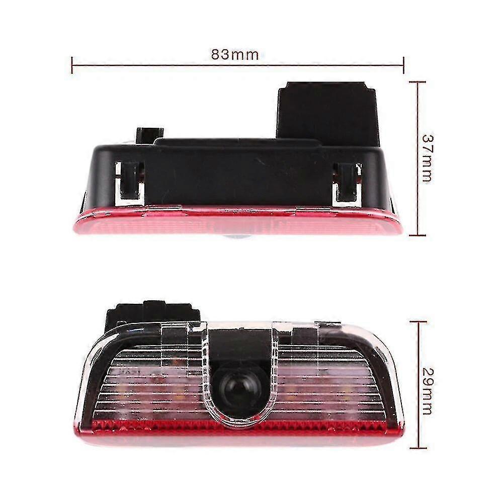 2pcs Welcome Logo Laser Car Door Light Projector Lamp Led Courtesy Light For Skoda Superb 2009-2018 Mk2 Mk3 Superb Accessories