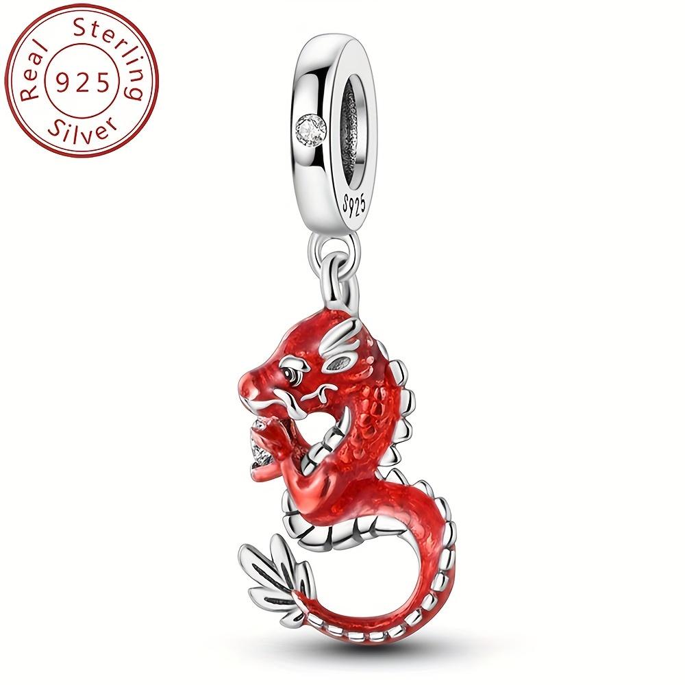 copper Dragon Flying series pendant Easter charms fit original bracelet charm bead necklace Diy female jewelry