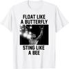 Muhammad Ali Vlieg als een vlinder Steek als een bij T-shirt