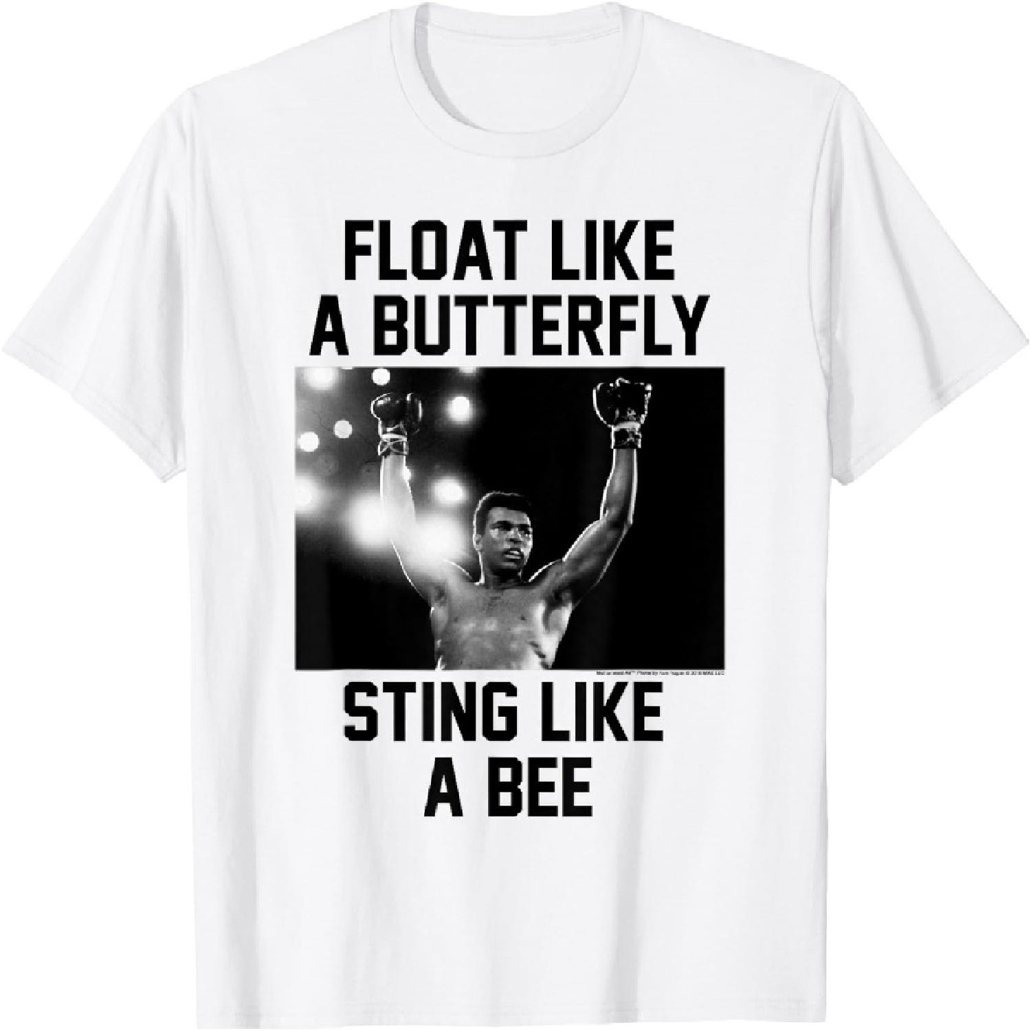 Muhammad Ali Float like a Butterfly Sting like a Bee T-Shirt S