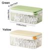 Creative Plastic 32 Grids Ice Cube Tray Flip Reusable Ice Mould Storage Box with Lid Large Capacity Ice Cube Molds Refrigerator