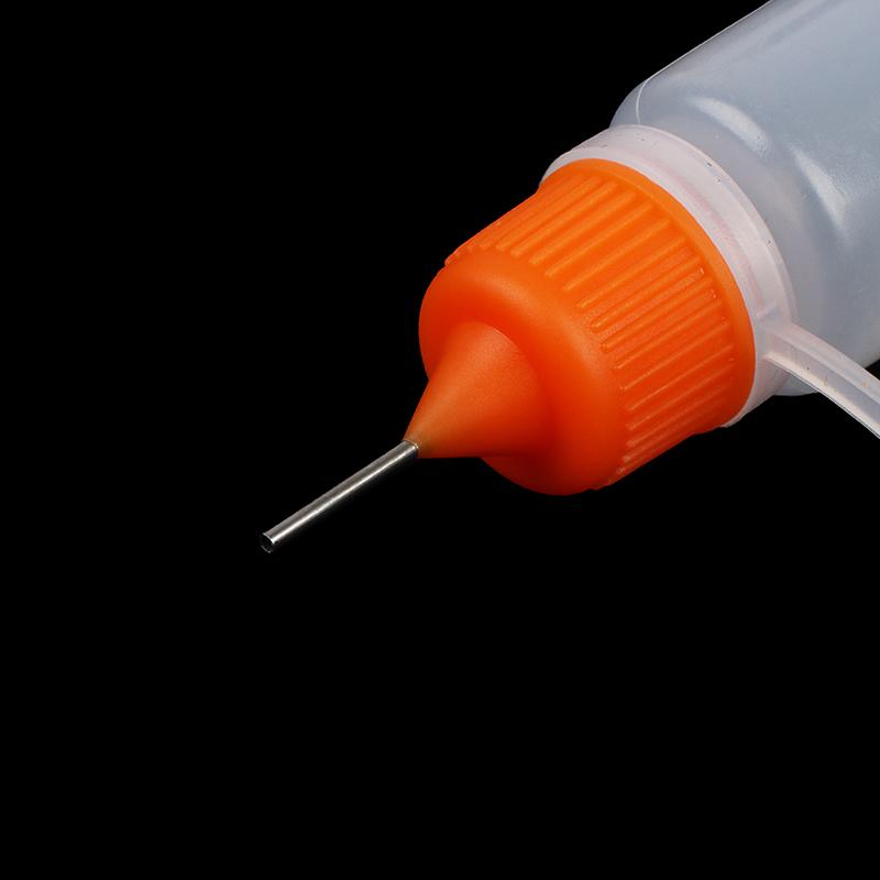 5Pcs 10Ml Plastic Squeezable Needle Bottles Eye Liquid Dropper Sample Drop Can Be Glue Applicator Refillable Vail