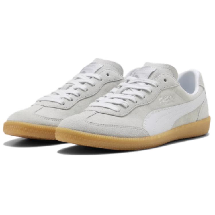 Puma Palermo Unisex Sneakers Light Gray White Gum 401745-01