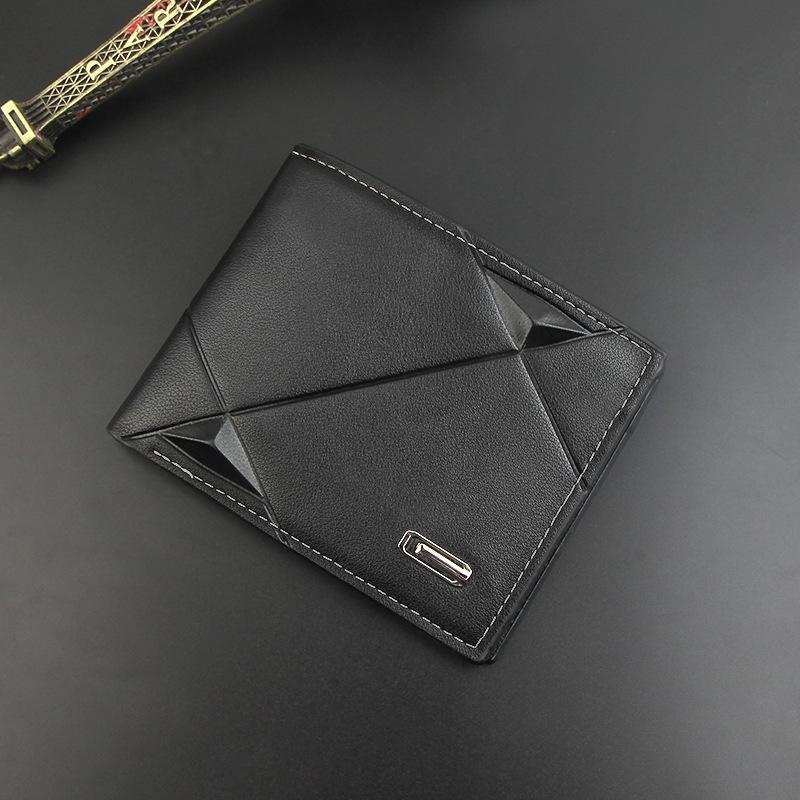 2022 Men's Slim Leather Wallet: Short, Multi-Card Slot, Youthful Billfold and Multi-Functional Card Holder