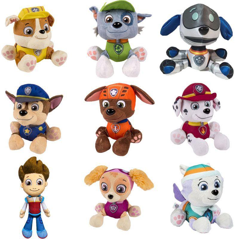 Adorable Paw Patrol Plush Toys Featuring Ryder Marshall Rubble Chase Rocky Zuma Skye