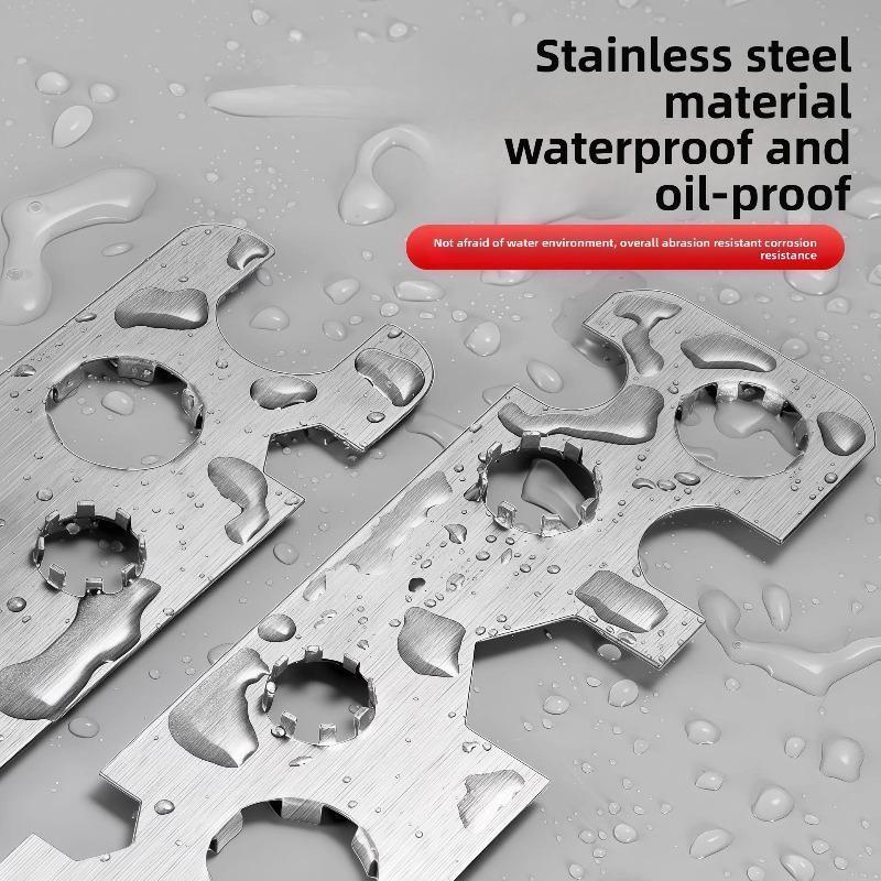 Face Basin Faucet Foam Remover Disassembly Wrench Stainless Steel Bathroom Multi-functional Universal Inlet Pipe Assembly Accessories