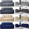 High Elastic Slipcover Bubble Grid Sofa Cover 1/2/3/4 with Skirt Hem Universal Washable  All Season Furniture Protector for Pets