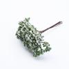 6pcs Artificial Plants Plastic Brooch Scrapbook Wedding Decorative Flowers Wreaths Diy Gifts Box Christmas Decorations for Home