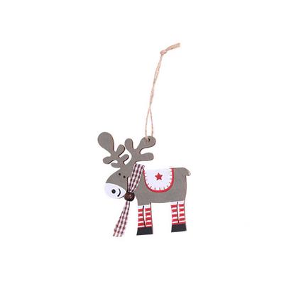 Wooden Hanging Cartoon Animal Christmas Tree Ornament Door Decoration Party Gift