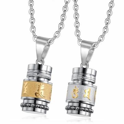 Stilvolle Buddhistische Mantra Halskette Klare Gravur Halskette Choker Verstellbare Länge Schlüsselbein Kette für den Täglichen Gebrauch