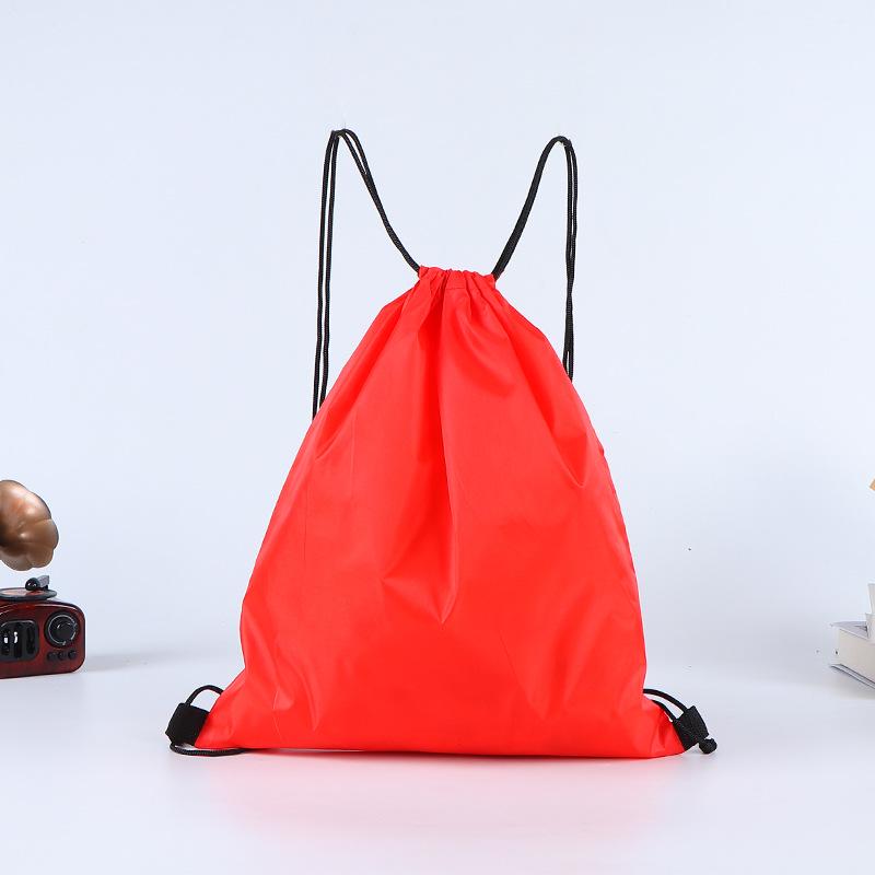 Colorful Polyester and Nylon Drawstring Bag: Double Shoulder Shopping and Storage Bag for Toys