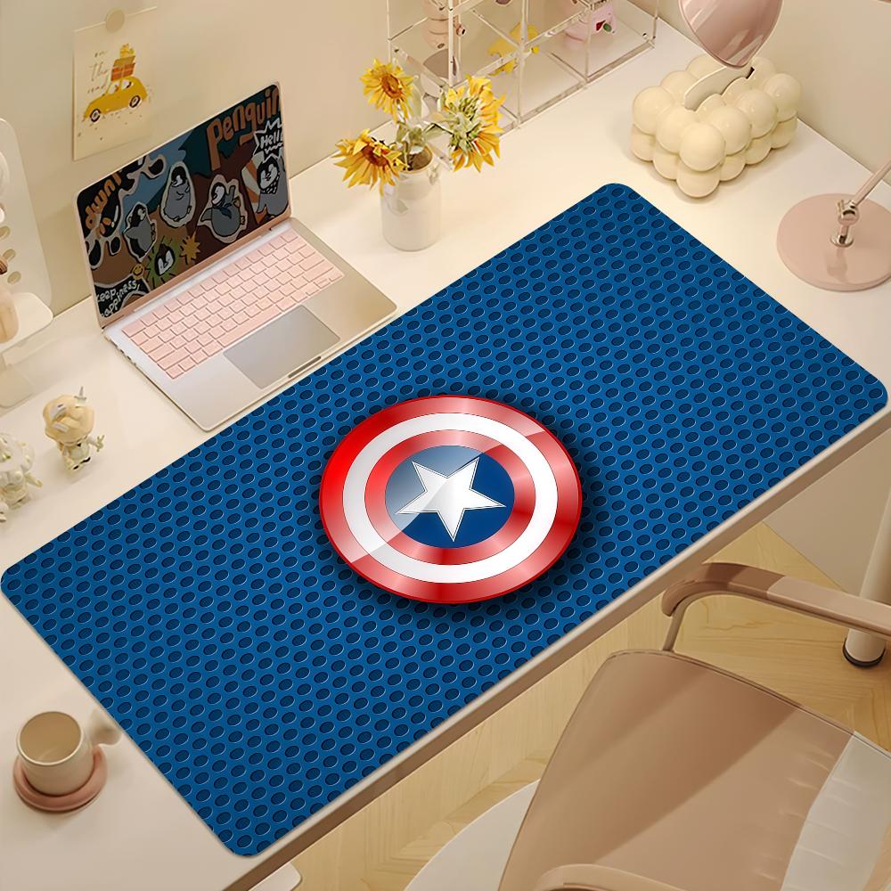 movie cool art CCaptain AAmerica ML Mouse Pad Nonslip Lockedge Thickened Desktop MousePad Large Comfort Gaming Office Student