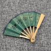 2.5 Inch Mini Folding Fan Portable Diy Painting Children Fan Ancient Style Held Dance Fans Party Wedding Summer Fan Accessories